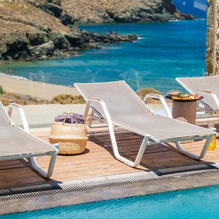 Sea Rock & Sky Private Mykonos Residence Merchia Beach Eksteriør billede