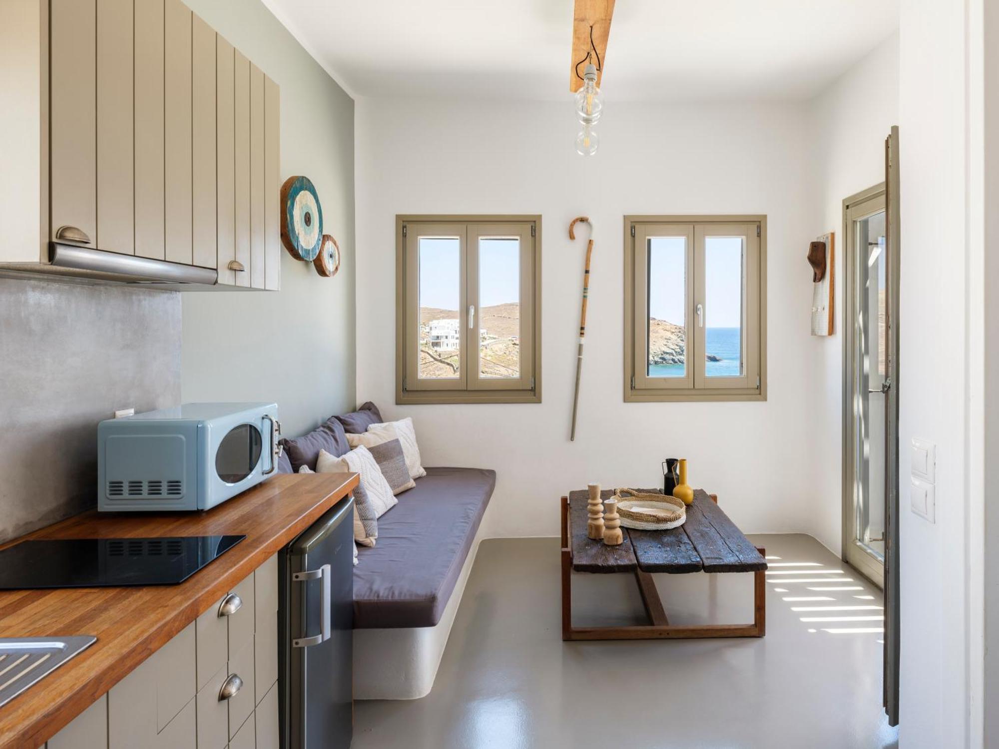 Sea Rock & Sky Private Mykonos Residence Merchia Beach Eksteriør billede