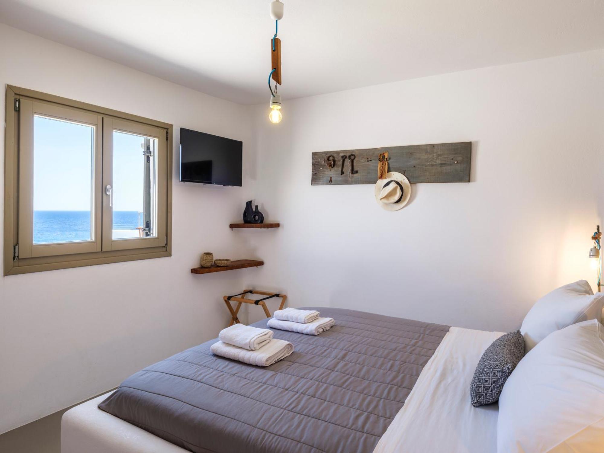 Sea Rock & Sky Private Mykonos Residence Merchia Beach Eksteriør billede